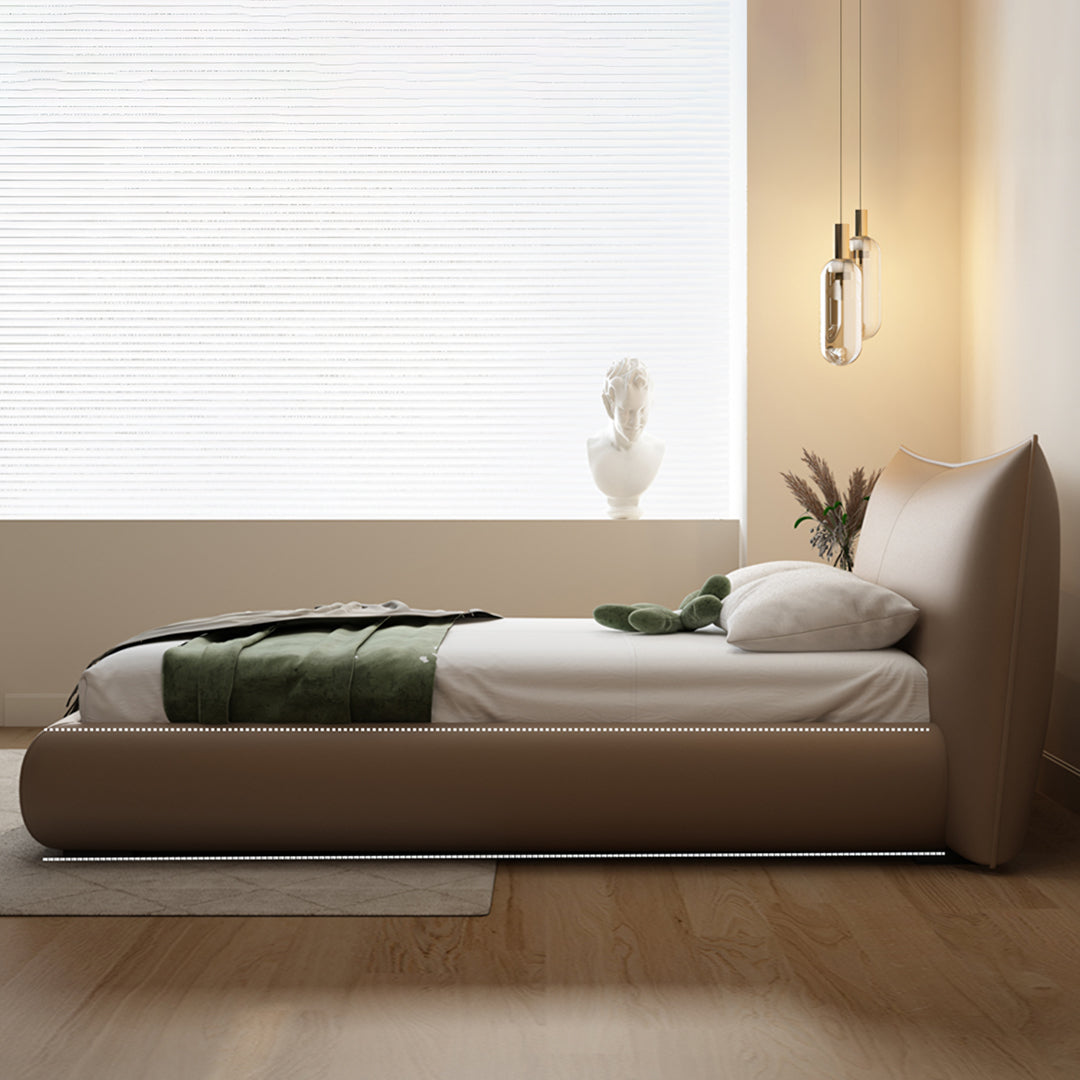 Kai King Size Bed With Storage, Super King Size With Storage, Real Leather-Weilai Concept-Weilai Concept