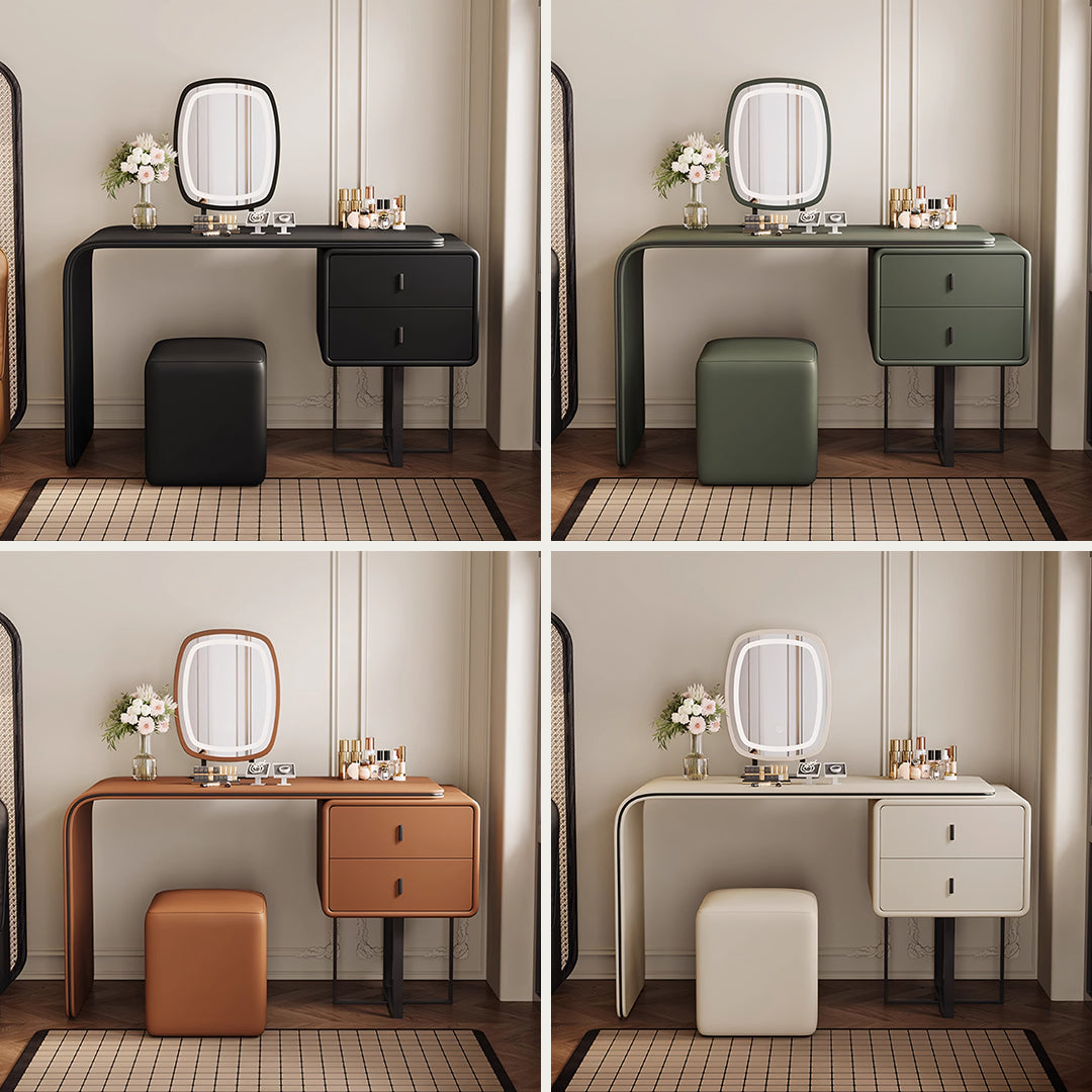 Nelson Dressing Table, Brown, More Colours Available-Weilai Concept-Weilai Concept