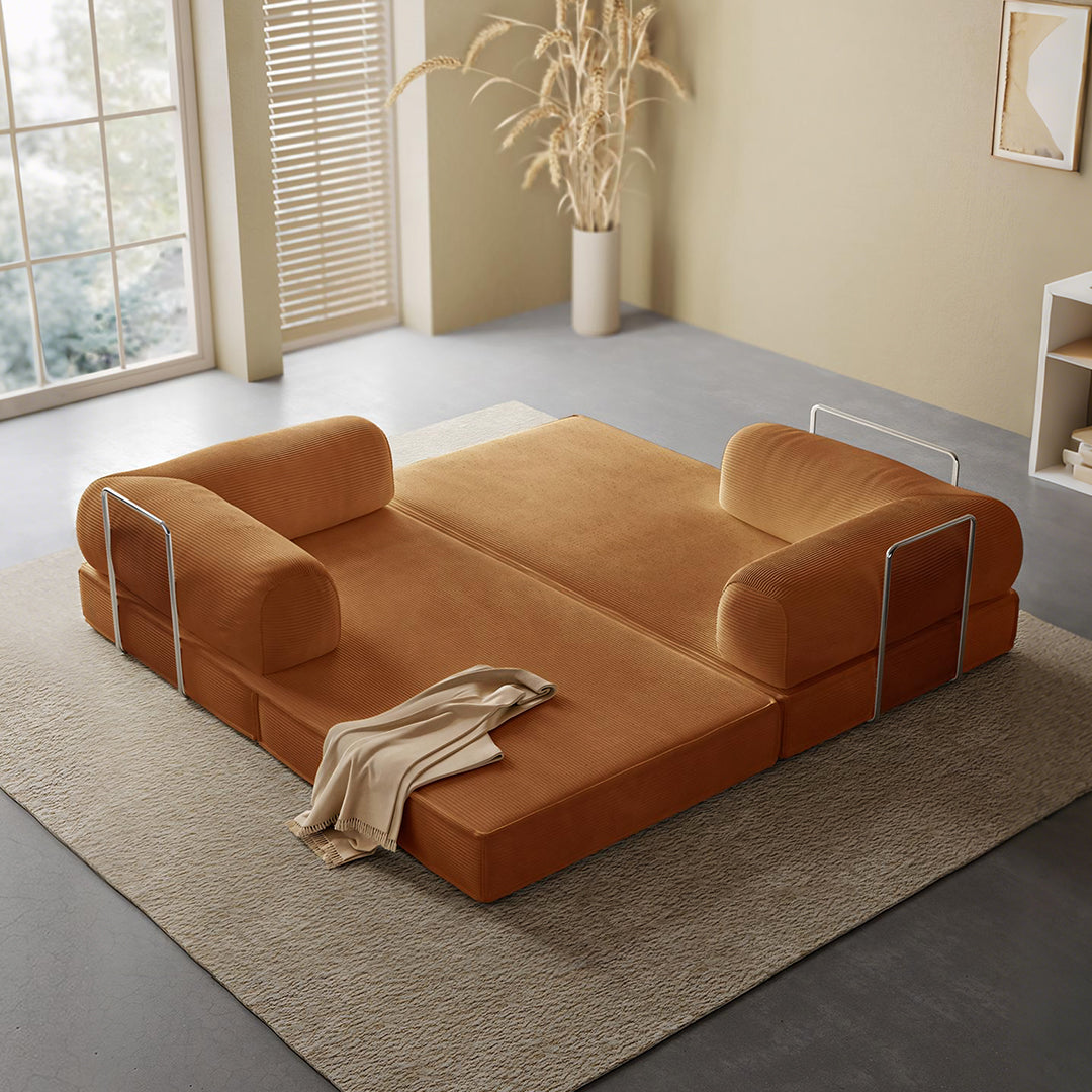 Van Buren Foldable Lazy Sofa Bed, Corduroy