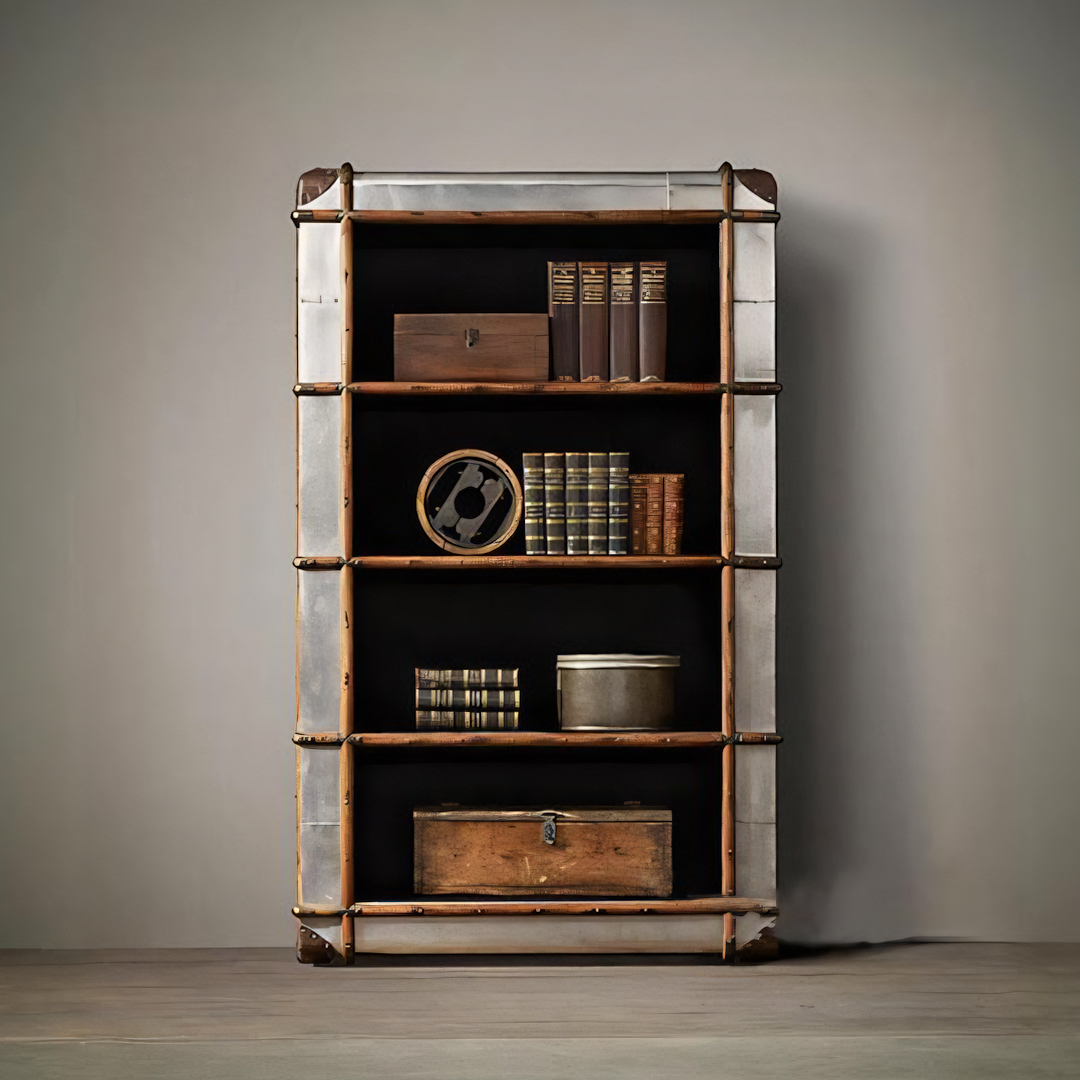 AF55 Aviator Bookcase, Loft Style-Weilai Concept-Weilai Concept