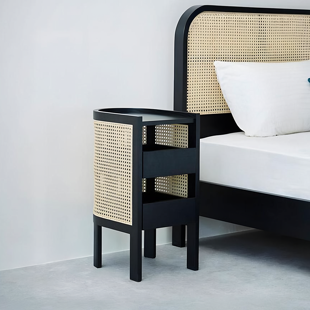 Alena Rattan Side Table