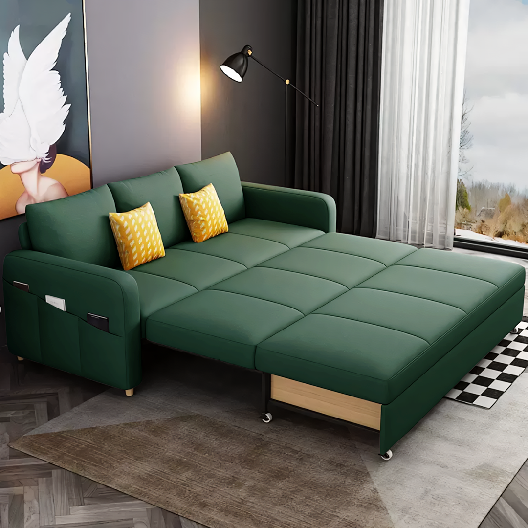 Two seater sofa with storage sale