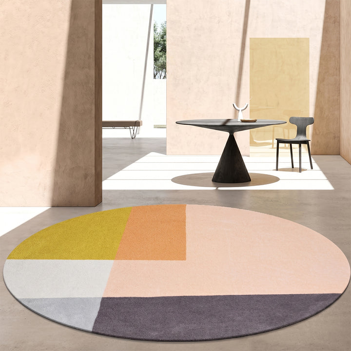 Halo Round Wool Rug, Various Shapes Available