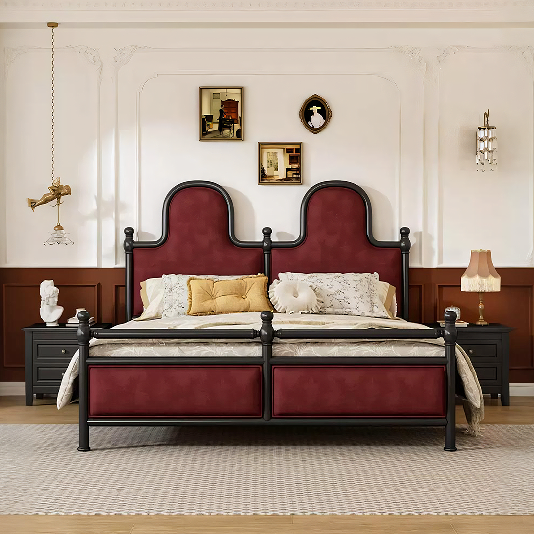 Ingrid King Size /Super King Size Bed, Velvet