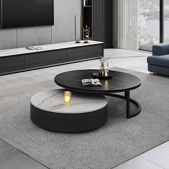 Kahoo Nesting Coffee Table, TV Stand, Sintered Stone coffee table