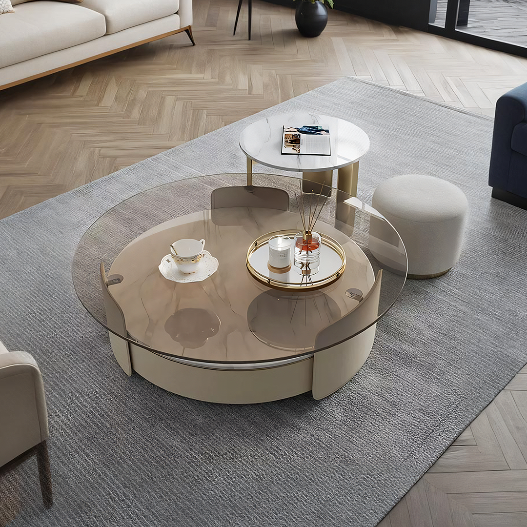 Lurdi Nesting Coffee Table Set-Weilai Concept-Weilai Concept