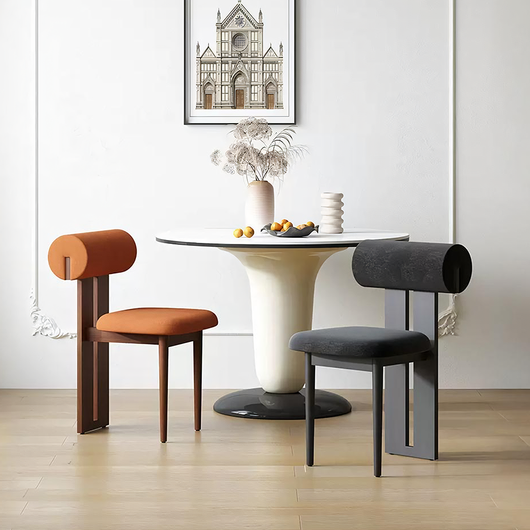 Maisie Dining Chair, Velvet or Boucle-Weilai Concept-Weilai Concept