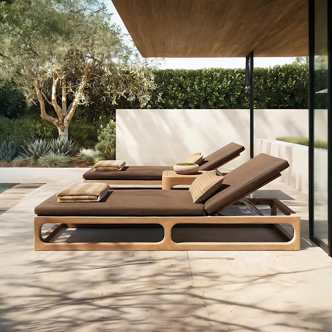 Marina Reclining Outdoor Sun Lounger, Daybed-Weilai Concept-Weilai Concept