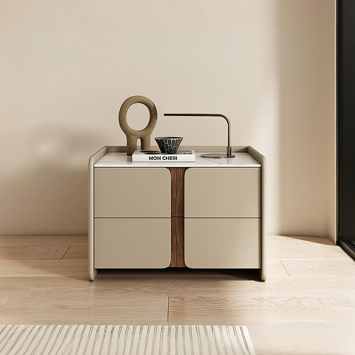 Noa Antique Bedside Table-Weilai Concept-Weilai Concept