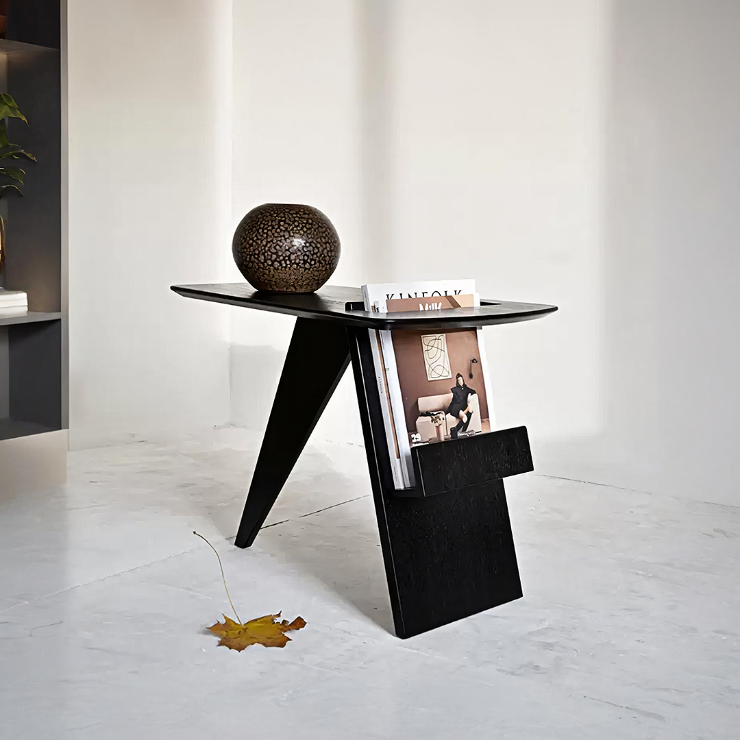 Table d'appoint Pallas avec porte-revues 