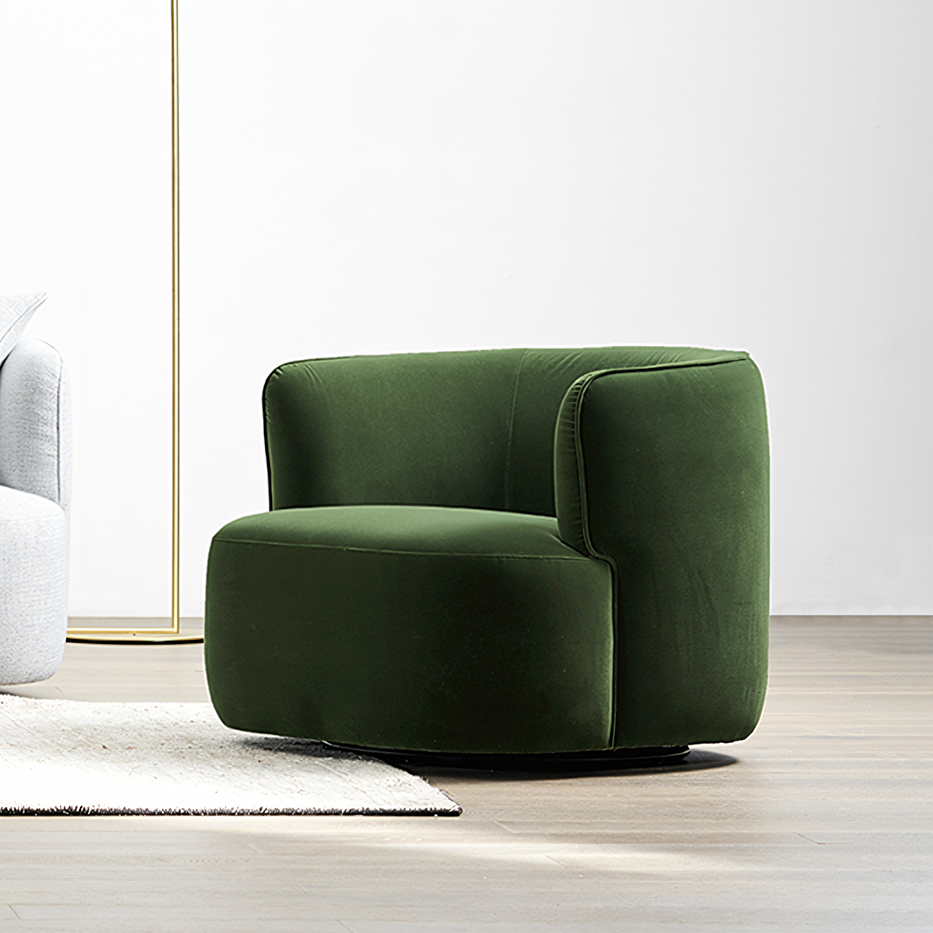 Ritz Armchair, Green Velvet