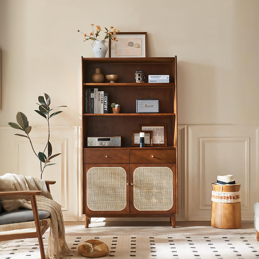 Ruby Tall Sideboard, Antique Sideboard-Weilai Concept-Weilai Concept