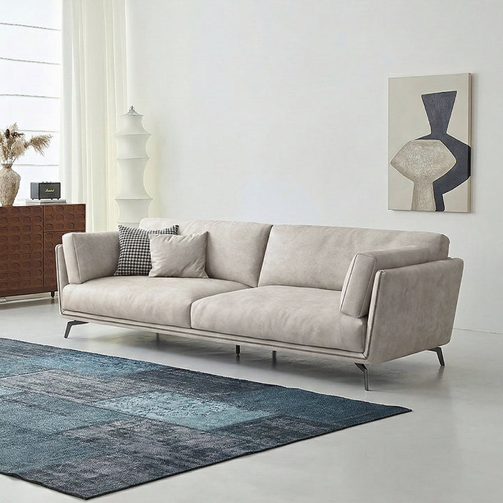 Reynold Two Seater Sofa, Leatheraire sofa