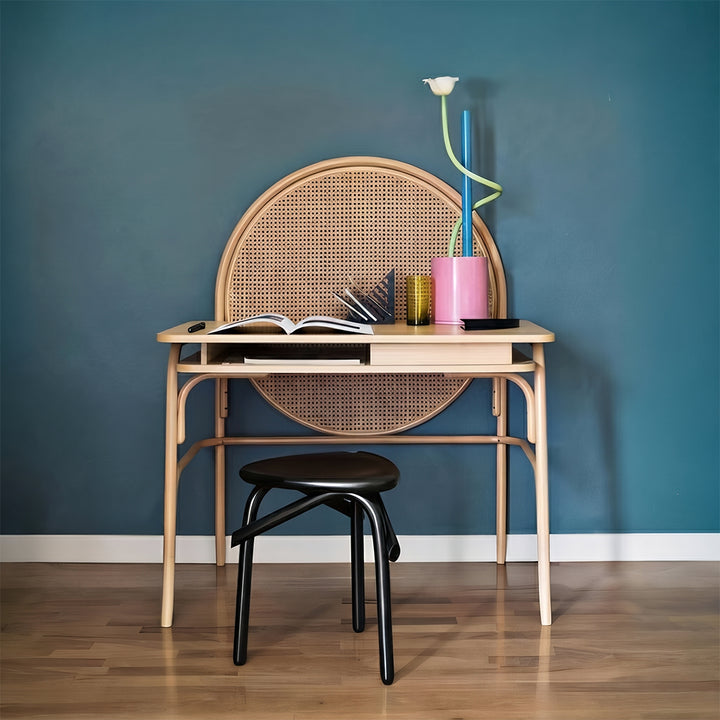 Vallee Rattan Office Desk