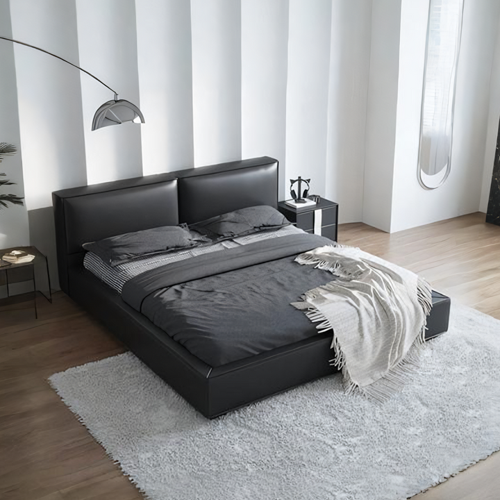 Vanessa King Size / Super King Size Bed, Black-Weilai Concept-Weilai Concept