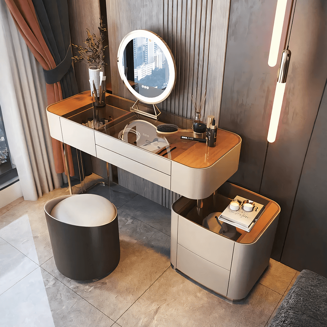 Vida Nevada Dressing Table with Mirror dressing table detail 7