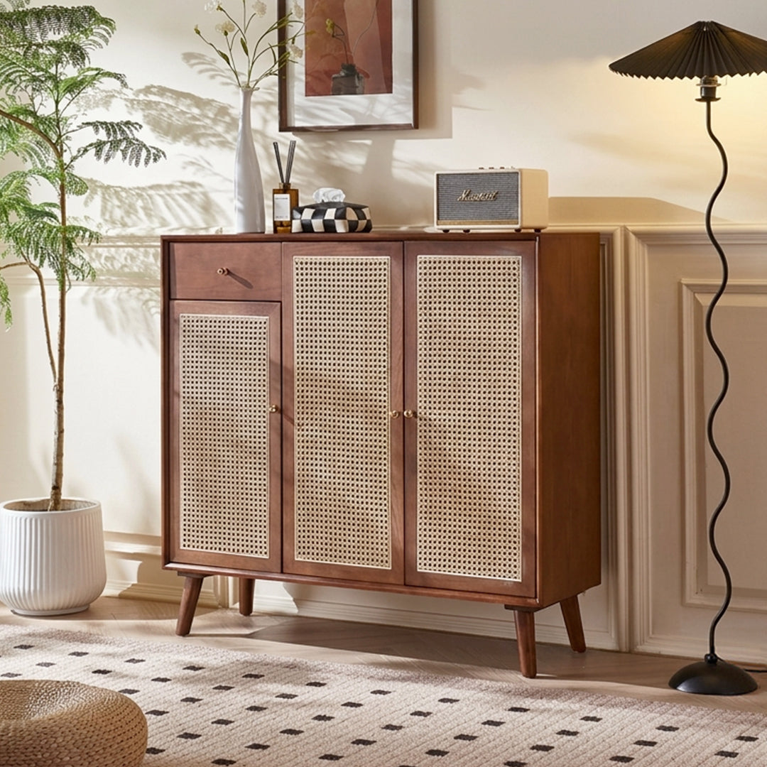 Otti Shoe Storage, Console Table, Rattan