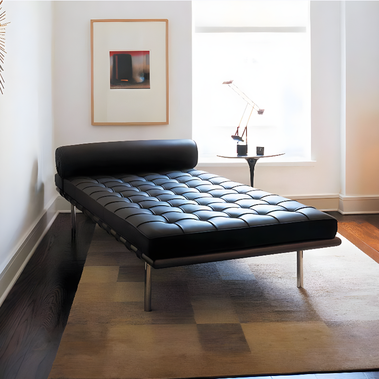 Barcelona Daybed, Real Leather-Weilai-Weilai Concept