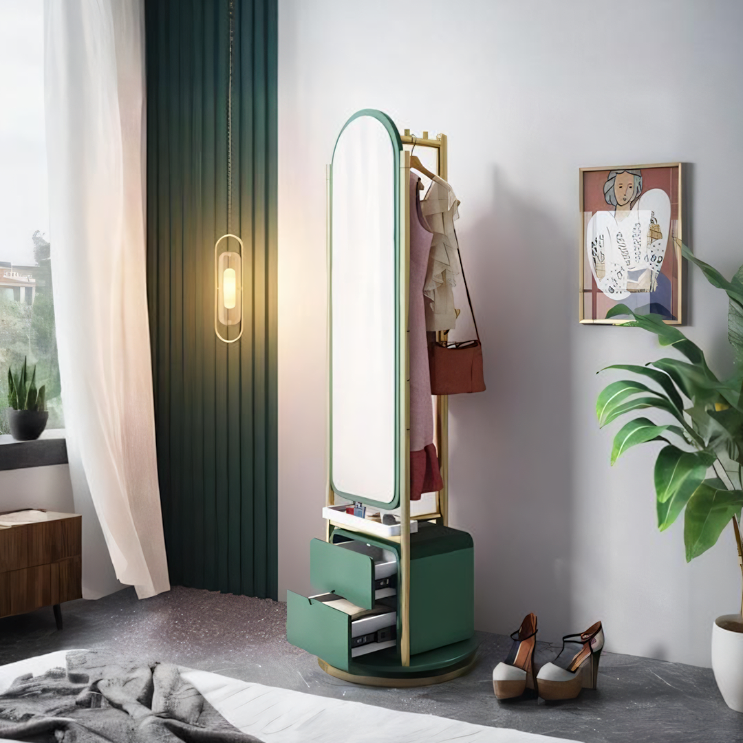 Weilai Concept Full-length Mirror And Storage, Wardrobe-Weilai Concept-Weilai Concept