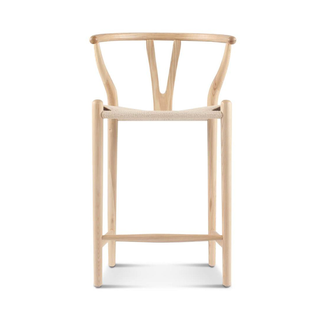 Wishbone Classical Bar Stool, Black Ash-DC Concept-Weilai Concept