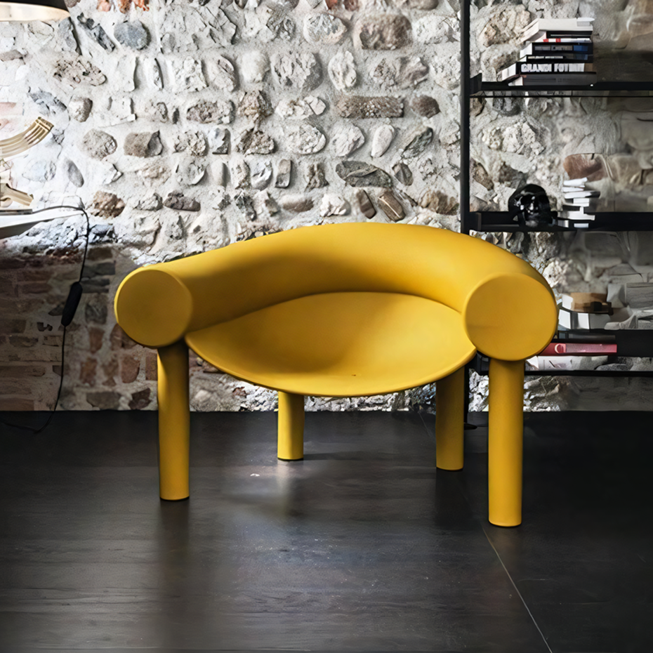 Wremical Armchair, Yellow-Weilai Concept-Weilai Concept