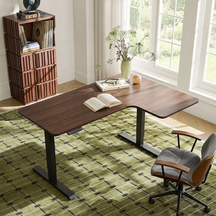 Smart Electric Standing Office Desk, Computer Corner Desk 产品图 19