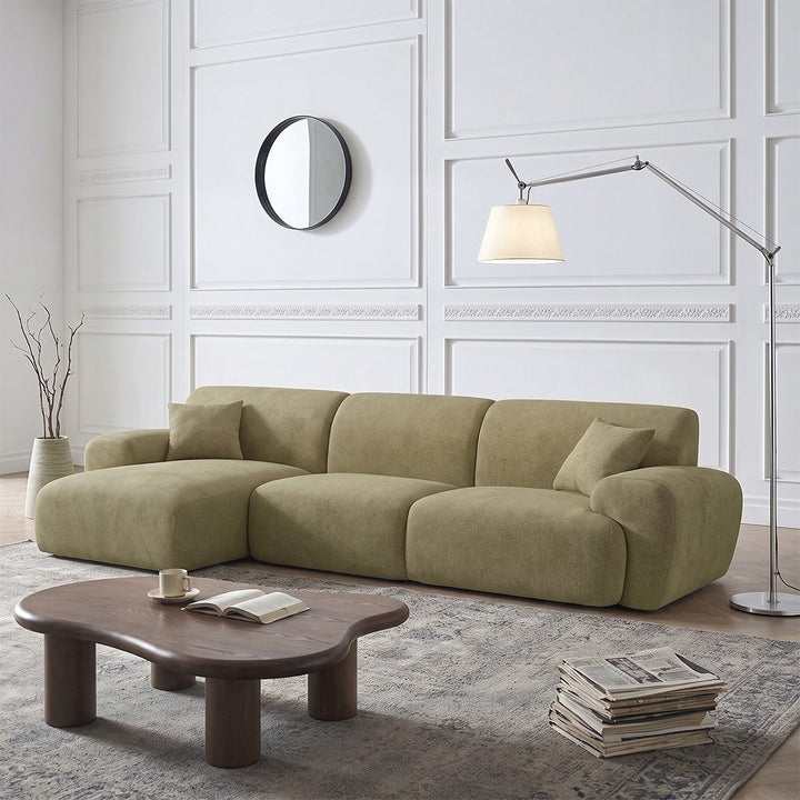 Khatri Three Seater Corner Sofa, Chenille 产品图 11