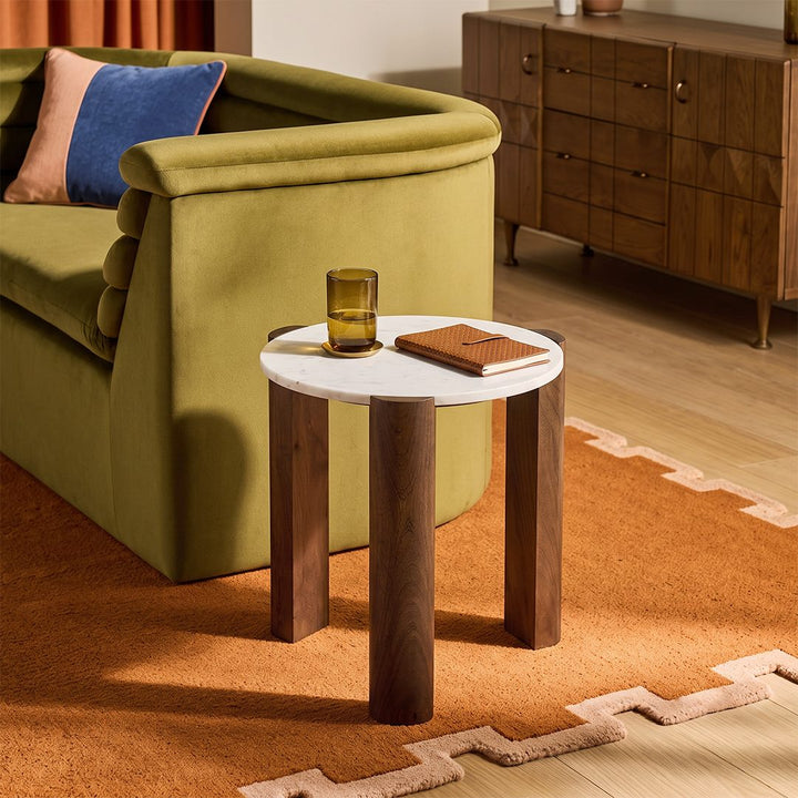 Bauman Round Side Table, Marble 产品图 13