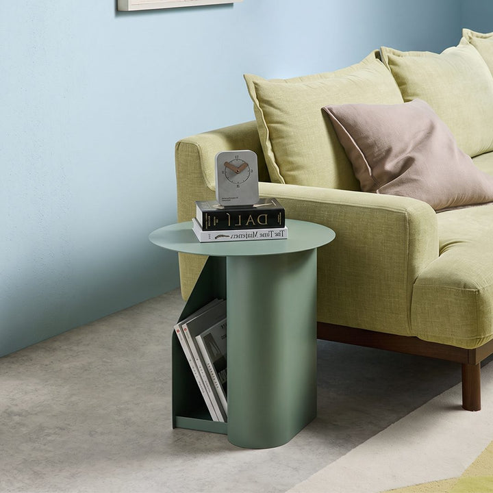 M39 Green Side Table With Side Storage 产品图 8