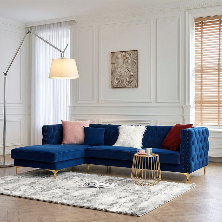 WH215 Three Seater Corner Sofa, Velvet 产品图 7