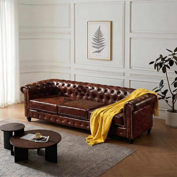 Vintage Chesterfield Three Seater Sofa 产品图 9