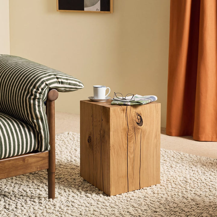 R56 Square Side Table, Solid Wood, Oak 产品图 8