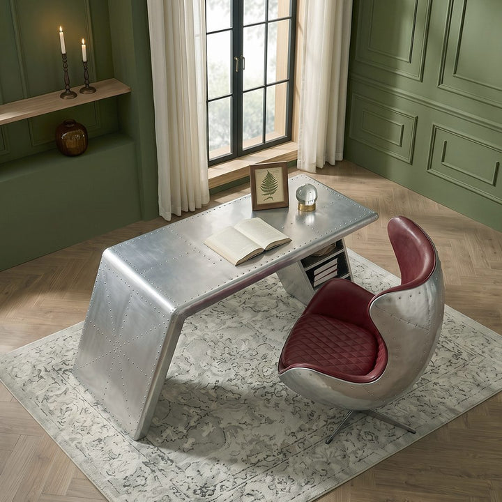 Timothy Oulton Aviator Aviation Desk, Office Desk, Aluminium 产品图 16