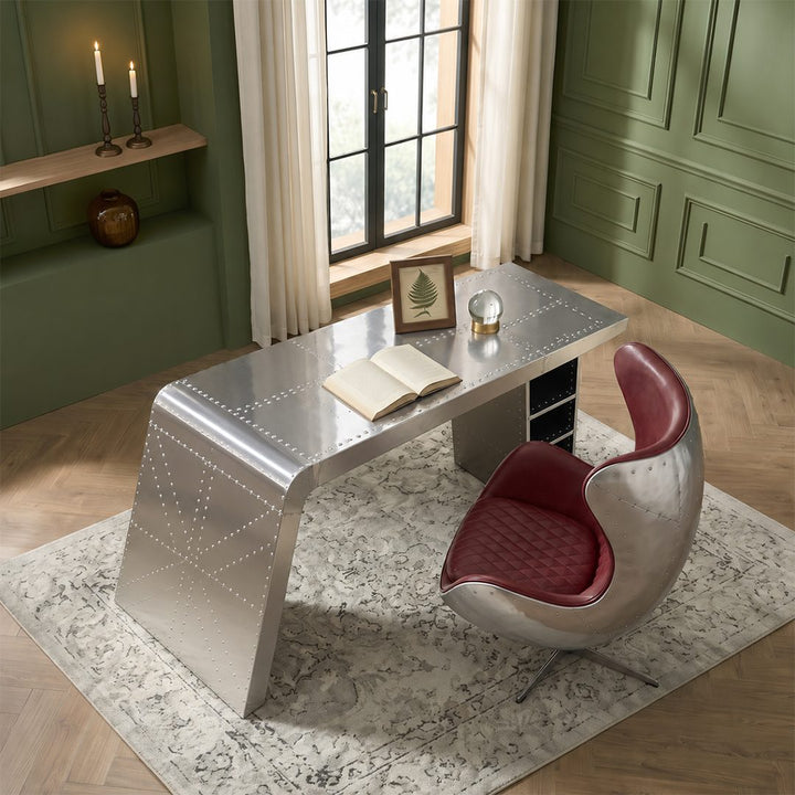 Timothy Oulton Aviator Aviation Desk, Office Desk, Aluminium 产品图 17