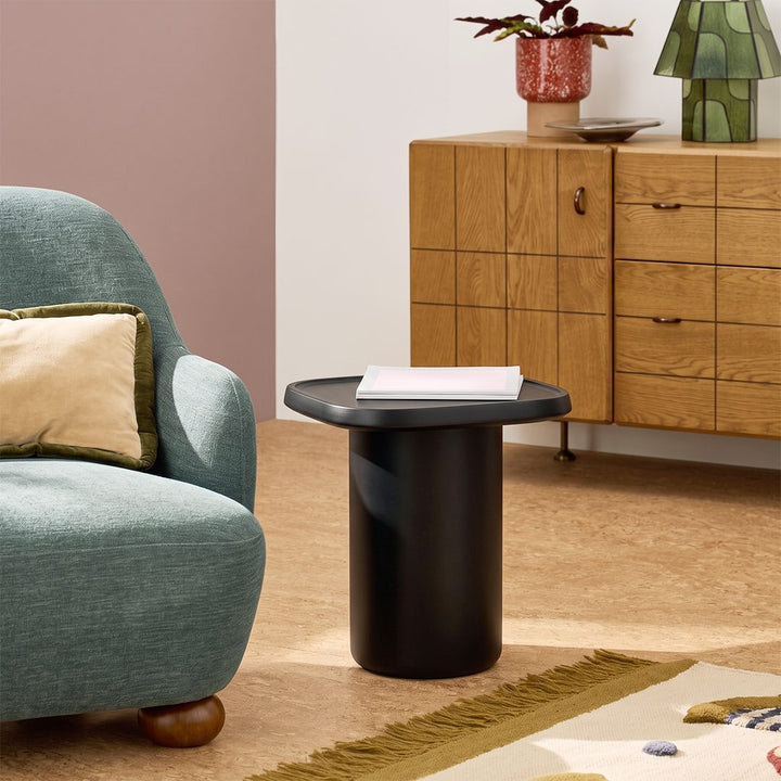 Penn Side Table, Black / Red 产品图 11