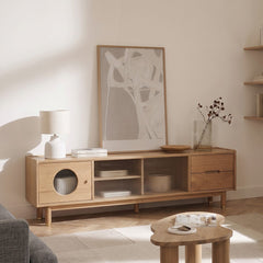 Canaz TV Stand, Ash Wood 产品图 7