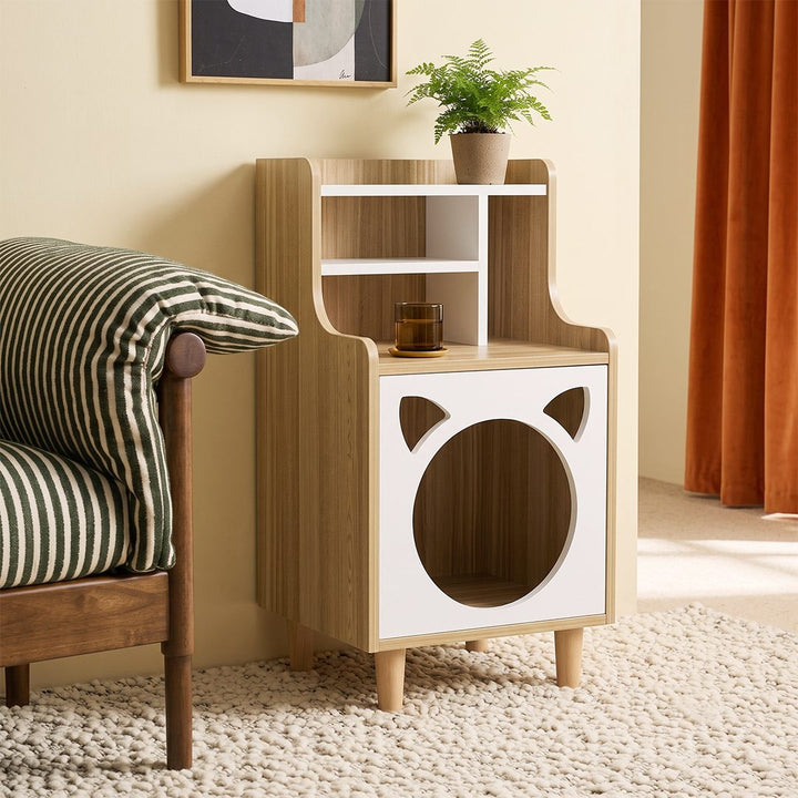 Pura Side Table With Pet House, Wood 产品图 16
