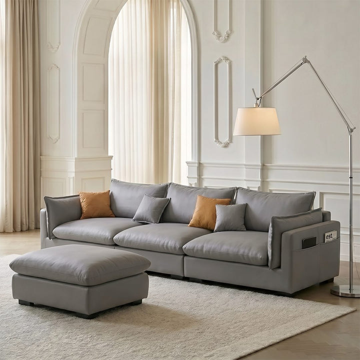 G918 Amos Three Seater Sofa Corner, Leathaire 产品图 10