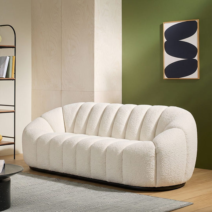 Arsav Pumpkin Three Seater Sofa, Boucle 产品图 8
