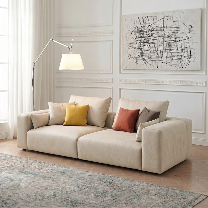 R87 Calvin Two Seater, Three Seater,  Four Seater Sofa, Leathaire 产品图 14
