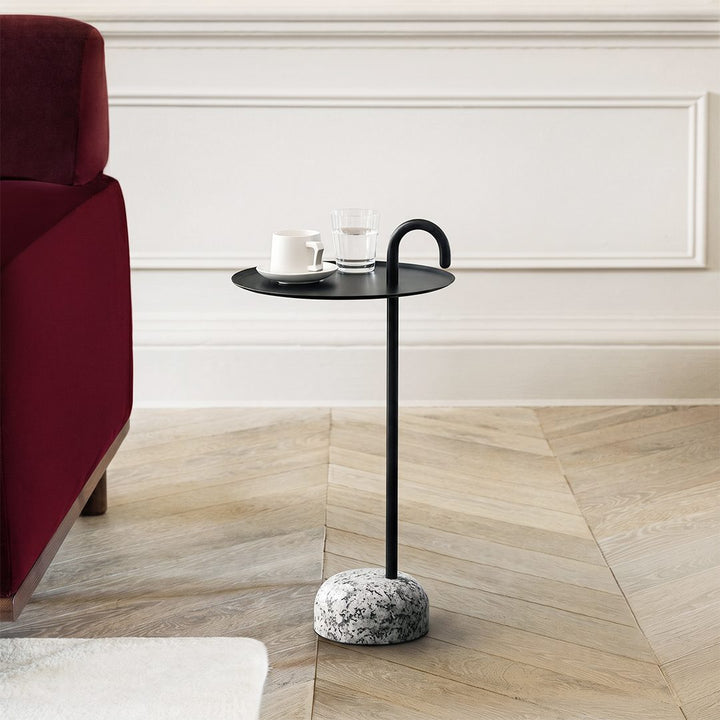 Stone Crutch Side Table, Black 产品图 9