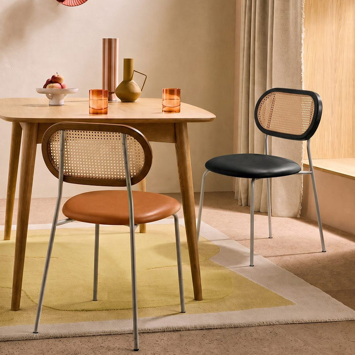 Ozzie Rattan Dining Chair, Round Seat Pad 产品图 13
