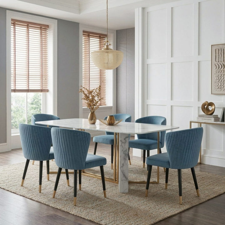 FenX Dining Table, Dining Table, Sintered Stone And Gold 产品图 10