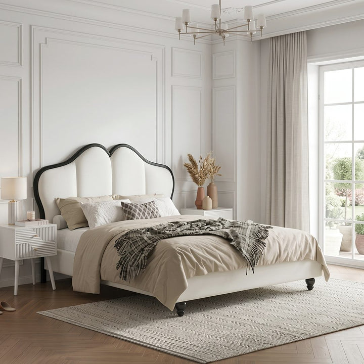 Tracy Cream King Size / Super King Size Bed, Cream 产品图 7