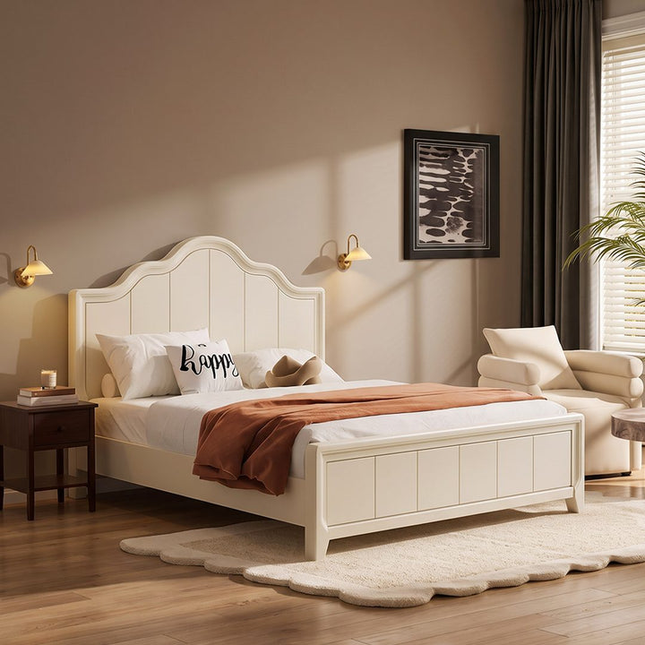 Agnes King Size / Super King Size Bed With Storage, Cream 产品图 9