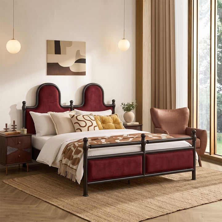 Ingrid King Size /Super King Size Bed, Velvet 产品图 8