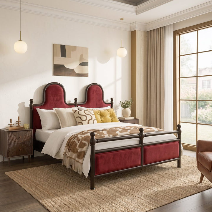 Ingrid King Size /Super King Size Bed, Velvet 产品图 14