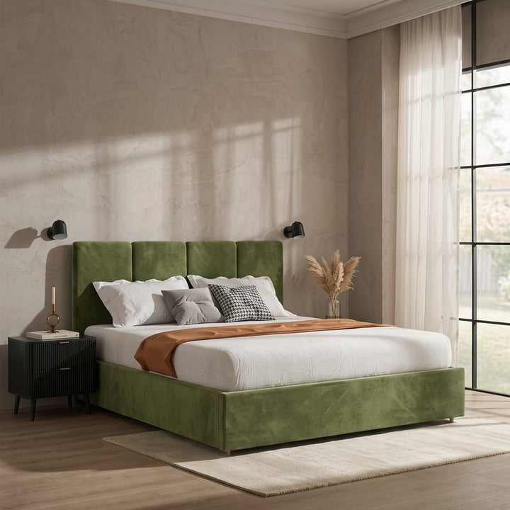 Laura King Size Bed, Velvet 产品图 8
