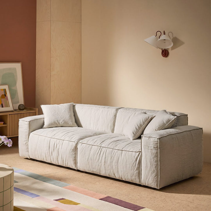 Jerome Three Seater Sofa, Modular Sofa, Cotton Linen 产品图 23