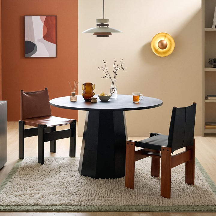 Lynette Dining Chair, PU Leather, Solid Wood 产品图 9